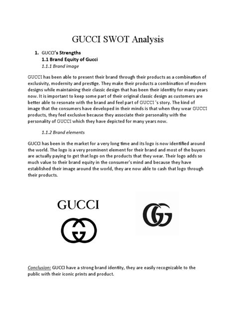 gucci swot|Gucci brand equity.